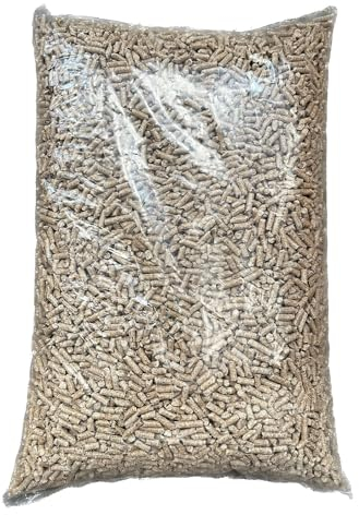 Unbranded 10kg Premium Natural Wood Pellets Biomass Stove Heating Cooking Fuel - Suitable For Ooni Ninja Dellonda Nero Outdoor Pizza Oven Grill Wood Fire Heat Stoves