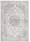 -LUXOR- living Teppich Wohnzimmer Prima im Vintage Design - Wohnzimmerteppich Teppich Kurzflor Digitaldruck in zeitlosem Design Creme 80 x 200 cm