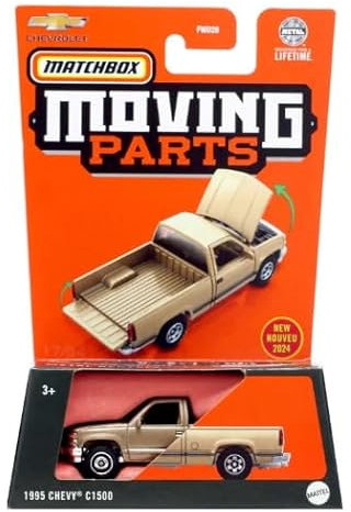 Matchbox Moving Parts 1995 Chevy C1500 Diecast Spielzeugauto, Gold