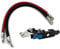 eXODA Batteriekabel Set 70 mm 30cm Kabelschuhe M8 Rot Schwarz mit Sicherungshalter für 50 mm Lochabstand Hitzebeständig max 32V geeignet für Auto Boot Motorrad industrielle Nutzung