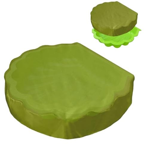 Copertura per sabbiera, 100 x 15 cm, rotonda, impermeabile, con coperchio, per conchiglie d'acqua e sabbia