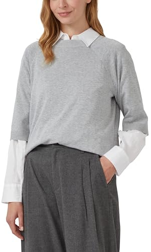 s.Oliver Leichter Kurzarm-Strickpullover
