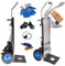 1200w Elektro-Treppensteiger Handkarren Dolly Cart,48 V/36 Ah Treppensteiger Sackkarre,Bürstenloser Motor,400 Kg Last,Für Möbel Logistik Lagerhaus