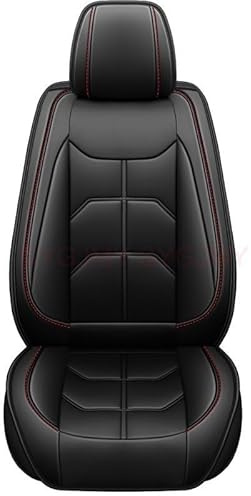 Sitzbezug Für Mazda Alle Modelle 3 CX-5 2 5 6 CX-3 CX-4 CX-7 CX-9 RX-8 CX-30 1 STÜCK Universal-Autositzbezug Aus PU-Leder Autositzbezüge(Black 1 Seat)