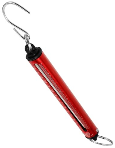 GAROZATION Tragbare Federwaage 15 Kg Edelstahl Hängewaage mit Hakendesign Gepäckwaage für Reisen und Alltagsgebrauch