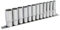 Sealey Ak2841 Socket Set 12Pc 3/8Sq Drive 6Pt Deep Walldrive Metric