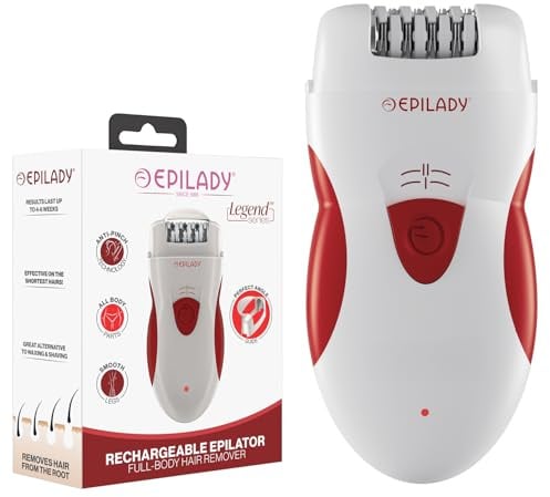 Epilady Legend 4 Rechargeable Epilator, Epilators Hair Removal for Women