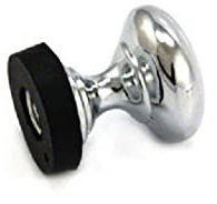 Chrome Handled Holding Magnet for Kitchens, Child Proofing, Cupboards, Doors - 27mm dia x 30mm high - 6.4kg Pull - North
