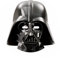 6 Masques Star Wars Dark Vador avec élastique 25 x 23 cm Fête anniversaire déguisement, Noir