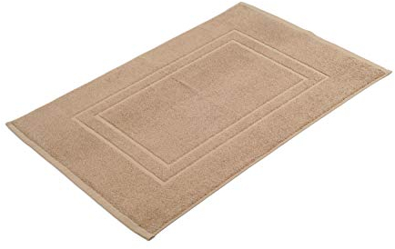 Gözze - Badvorleger 2er-Set, 100% Baumwolle, 50 x 70 cm - Cappuccino