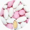 EinsSein 1kg Confetti di Mandorla Matrimonio Gracile Mix midi bianco-rosa confettata confetto comunione cresima nascita confettis alla laurea decorazioni bimba bomboniere confetto mandorla