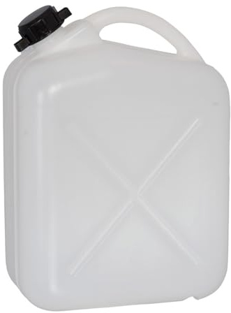 Wasserkanister aus Kunststoff mit Deckel oder Hahn weiß, Inhalt:10 Liter;Ausführung:mit Deckel