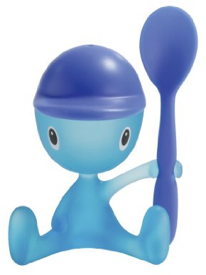 Alessi ASG23 AZ Egg Cup, Plastic, Blue