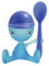 Alessi ASG23 AZ Egg Cup, Plastic, Blue