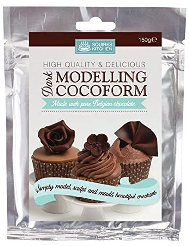 Squires Kitchen Cocoform Modelling Chocolate - Dark 150g