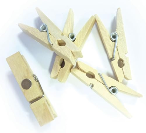 GRAINE CREATIVE Pince à Linge magnétique Naturel 10 pièces