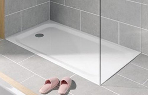 Bette Rechteckige Duschwanne, XL, weiß, 110 x 90 cm, sehr flaches Design (3,5 cm)