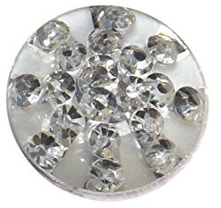 Farbige Kristall Bling Ich Telefon 4 5 5 C 5S Home Button Aufkleber, I Phone Home Button Sticker Aufkleber, I Pad, I Pod I Phone Accessories