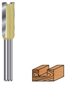 Nutfräser VHM D 4 mm, L 51 mm, L2 13 mm VE: 1