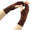 Larcele Kaschmir Damenwärmer Fingerlose Handschuhe BZST-02 (Kaffee)
