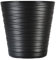 Home Garden Ornaments Tedi Plant Pots Indoor – Indoor Plant Pot with Drainage Holes and Integrated Saucer, Plastic Flower Pots (Diameter: 25cm, Colour: Black)