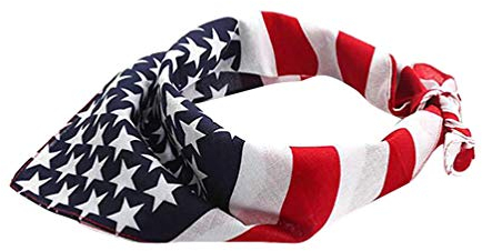 VALICLUD Dreieck Hund Bandana Amerikanische Flagge Haustier Bandanas Schal Abnehmbare Multifunktions-Haustier Lätzchen Halstuch Zubehör Halsband für Hund