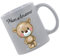Glitzertasse (Silber) Bärchen (Wunschname) - Kaffeetasse, bedruckte Tasse mit Sprüchen oder Bildern, Bürotasse,