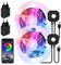 LED Strip Bewegungsmelder 3M,RGB LED Streifen mit PIR Bewegungssensor,APP Steuerung Bewegung Aktiviert Licht Leiste,Nachtlicht mit Bewegungsmelder,Nachtlicht Baby,Schlafzimmer,Babybett(2 Pcs)