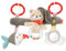 Fehn Activity-Trapez Bruno - Flexibles Baby Spieltrapez für Kinderwagen, Babybett und Babyschale - Stoff-Lernspielzeug zur Förderung des Greifsinns und der Motorik - Für Babys & Kinder ab 0+ Monaten