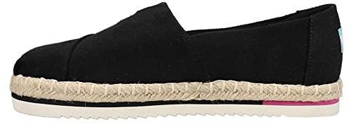 TOMS Damen Alpargata Platform Rope Loafers-Shoes, Schwarz, 38.5 EU