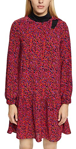 ESPRIT Damen 102ee1e325 Kleid, Dark Red, 42 EU
