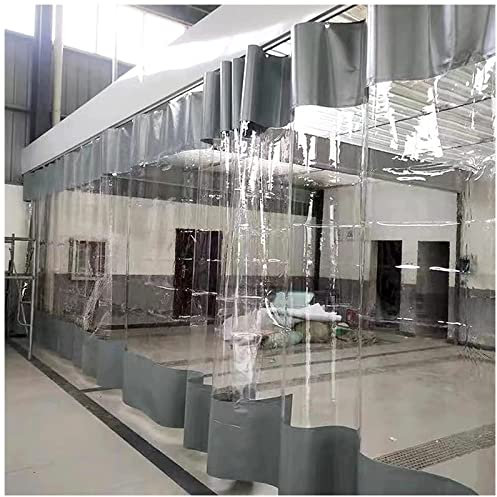 Cortinas De Lona Transparente Exteriores,paneles Laterales De Lona Para Cenador Con Ojales,paneles Laterales De Lona Alquitranada Pvc Impermeable,para Pérgola,garaje,patio,WxH-1.6x2.5m/5.25*8.2ft