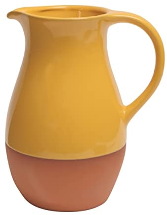 Dexam Sintra Pichet en terre cuite émaillée Ocre Orche