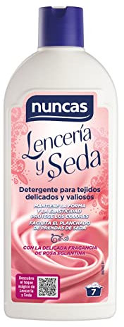 Nuncas Lencería y Seda - Detergente para Lencería y Seda para Prendas Delicadas - 500ml