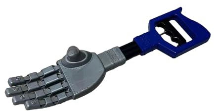 Yokawe Roboter-Spielzeug-Greifer, Roboter-Hand-Roboter-Klauen-Greifer-Spielzeug, mechanischer Roboter-Arm-Greifer-Spielzeug, Kinder-Motorikspielzeug 14 Zoll Blau