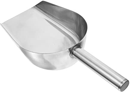 Garneck pelle à glace en acier inoxydable bonbons de faveur de mariage plateau de service en verre pelle à pelle machine à glaçons cuillère à farine en inox pelle multifonctionnelle petit