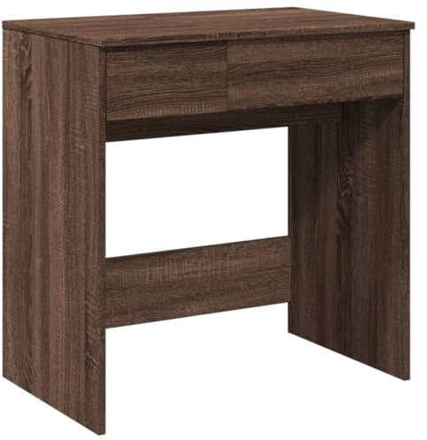vidaXL Schminktisch mit Spiegel Braun Eichen-Optik 73x46,5x120 cm