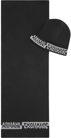 Armani Exchange Set Xm000337-af12274 Beanie One Size