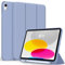 CACOE Funda Compatible con iPad 11.ª Generación (A16) 11 2025 / iPad 10.ª Generación 10.9 (2022) (A2757/A2777), Funda Trasera Transparente Ultrafina con Portalápices,Niebla Azul