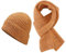 Mütze Damen Herren Strickmützen Komfortabel Einfarbig Wintermütze Niedlich Winddichte Beanie Winter Freizeit Sportmütze Elegant Lustig mit Schal Babymütze Outdoor Warme 2 Teilig Fischermütze Laufmütze