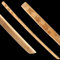 HJHUUA 100 cm Bambus-Trainingsschwerter,handgefertigtes Bokken,hölzernes Samuraischwert für Kendo-Übungen,Geschenke,Displays,Cosplay,Requisiten