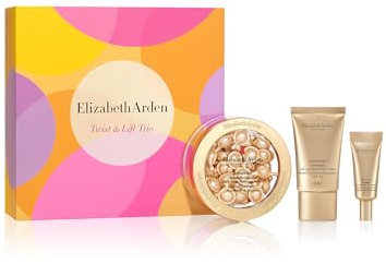 Elizabeth Arden, Twist&Lift: Advanced Ceramide 60 Kapseln & Ceramide Lift&Firm Eye Cream 5ml & Lift&Firm Day 15ml, Anti-Aging-Geschenkset, straffende und liftende Hautpflege, Geschenkbox für Damen