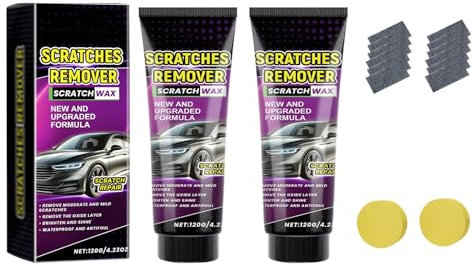 Autopolitur Kratzer Entfernen, Nano Sparkle Tuch Auto Kratzerentfernung Original, Kratzer Entferner Auto, Kratzerentferner Autolack, Lackkratzer Entferner Autos, Car Scratch Remover, 120ml, 2Pc