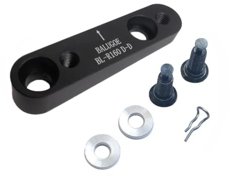 Violiica Road For Bike Scheibenbremsen-Adapter, 140 mm auf 160 mm, flache Halterung für Heckrotor für Shimano Grx/105/Duraace/Ultegra Bremssattel, Aluminiumlegierung
