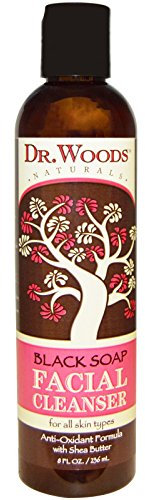 Facial Cleanser, Schwarze Seife, 8 Flüssigunzen (236 ml) - Dr. Woods - Anzahl 1