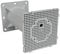 Kopos Plaque de Montage Isolante MDZ KB (l x h x p) 119 x 119 x 204 mm