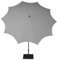 Maffei Art 55 Estrella, runder Sonnenschirm D.cm 250. Made in Italy. Exclusiv Farbe: Weiss