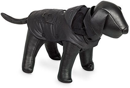 Nobby Dog Coat Mellow with Pocket on the Back, 44 cm, Black