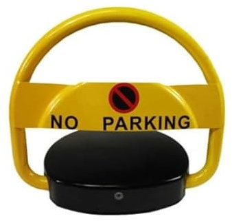 KLOSE besser 123 Barriere de Parking, Télécommandée, Batterie Rechargeable sur Secteur, Acier Brut