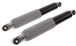 SWH Set: Federbeine vorn, 307mm, schwarz mit Plastikhülse grau - Simson KR51 Schwalbe, SR4-2 Star, SR4-3 Sperber, SR4-4 Habicht